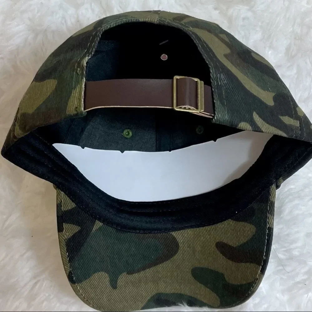 Camo Bling Rhinestone & Pearl Embellished Baseball Cap Hat NEW - Picture 9 of 12